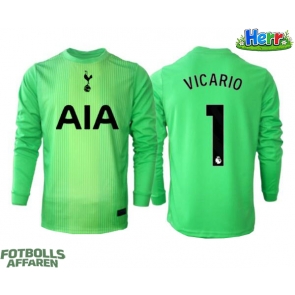 Tottenham Hotspur Guglielmo Vicario #1 Målvakt Hemmatröja 2025-26 Långärmad